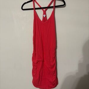 Splendid Vibrant Red Sleeveless Dress